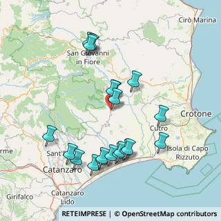 Mappa Via Rena Rossa, 88838 Mesoraca KR, Italia (17.4315)