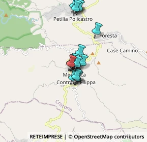 Mappa Via la Rosa, 88838 Mesoraca KR, Italia (1.389)