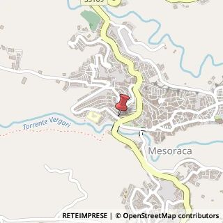 Mappa Via Marco Franco Rocca, 16, 88838 Mesoraca, Crotone (Calabria)