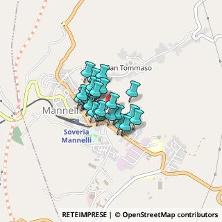 Mappa Via Cardamonelli, 88049 Soveria Mannelli CZ, Italia (0.26552)