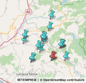 Mappa Via Cardamonelli, 88049 Soveria Mannelli CZ, Italia (6.615)