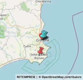 Mappa Via i Silone, 88900 Crotone KR, Italia (33.28364)