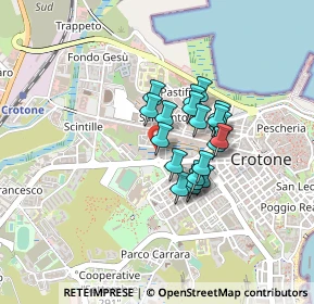 Mappa Via 25 Aprile, 88900 Crotone KR, Italia (0.3175)