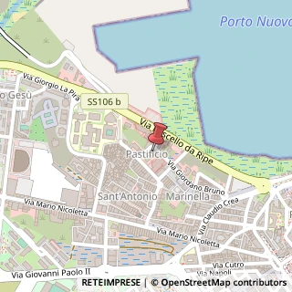Mappa Via Esterna Marinella, 85, 88900 Crotone, Crotone (Calabria)