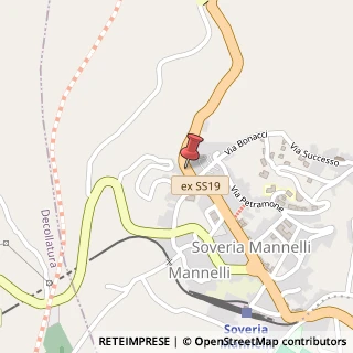 Mappa Via Regina Elena, 36, 88049 Soveria Mannelli, Catanzaro (Calabria)