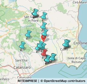 Mappa Mesoraca, 88838 Mesoraca KR, Italia (15.1615)