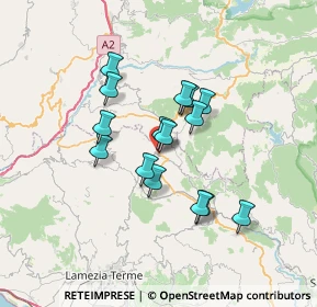 Mappa Via dei Vespri, 88049 Soveria Mannelli CZ, Italia (5.89533)
