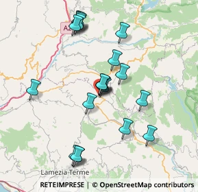 Mappa Via dei Vespri, 88049 Soveria Mannelli CZ, Italia (7.978)