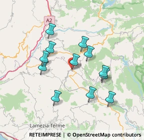 Mappa Via dei Vespri, 88049 Soveria Mannelli CZ, Italia (7.09917)