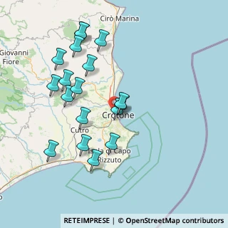 Mappa 88900 Crotone KR, Italia (16.90444)