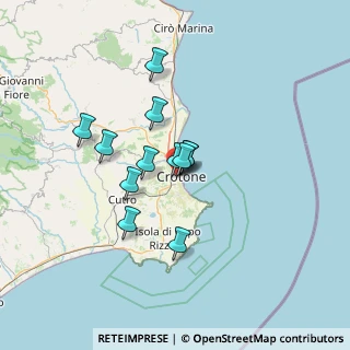 Mappa 88900 Crotone KR, Italia (10.89)