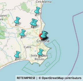Mappa 88900 Crotone KR, Italia (10.25538)