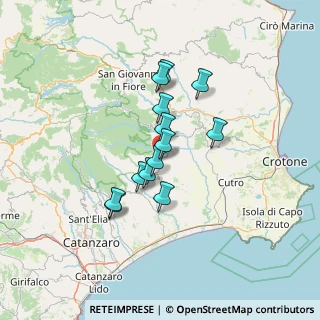 Mappa Via Nazionale, 88838 Mesoraca KR, Italia (11.19231)