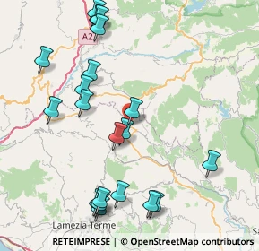 Mappa Via Dottore Cimino, 88049 Soveria Mannelli CZ, Italia (10.3195)