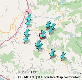 Mappa Via Dottore Cimino, 88049 Soveria Mannelli CZ, Italia (5.89533)