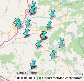 Mappa Via Dottore Cimino, 88049 Soveria Mannelli CZ, Italia (8.261)