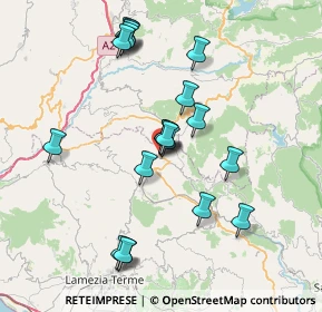 Mappa Via Dottore Cimino, 88049 Soveria Mannelli CZ, Italia (7.981)
