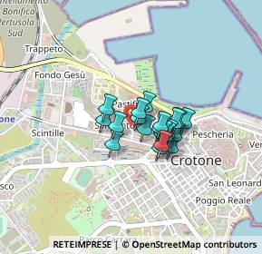Mappa Via Sant'Antonio, 88900 Crotone KR, Italia (0.264)