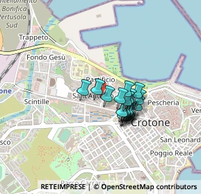 Mappa Via Sant'Antonio, 88900 Crotone KR, Italia (0.3175)