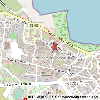 Mappa Via del Gesù, 15, 88900 Crotone, Crotone (Calabria)