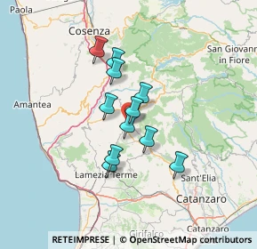 Mappa Strada Statale 19 delle Calabrie, 88049 Soveria Mannelli CZ, Italia (10.61818)