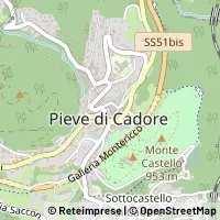 Map Pieve di Cadore