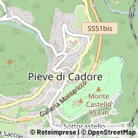 Karte Pieve di Cadore
