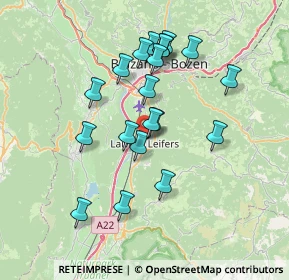 Mappa Via Venezia, 39055 Laives BZ, Italia (6.46)