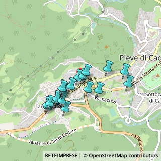 Mappa Vicolo Col Contras, 32044 Pieve di Cadore BL, Italia (0.388)