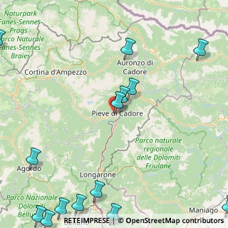 Mappa Vicolo Col Contras, 32044 Pieve di Cadore BL, Italia (27.89733)