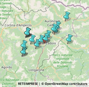 Mappa Piazzale Martiri della Libertà, 32044 Pieve di Cadore BL, Italia (11.32235)