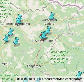 Mappa Piazzale Martiri della Libertà, 32044 Pieve di Cadore BL, Italia (25.00875)