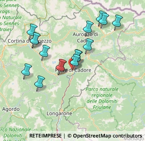 Mappa Piazzale Martiri della Libertà, 32044 Pieve di Cadore BL, Italia (13.69125)
