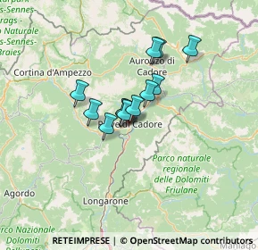Mappa Piazzale Martiri della Libertà, 32044 Pieve di Cadore BL, Italia (8.26583)