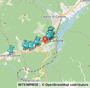 Mappa Piazzale Martiri della Libertà, 32044 Pieve di Cadore BL, Italia (1.10167)