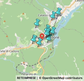 Mappa Piazzale Martiri della Libertà, 32044 Pieve di Cadore BL, Italia (1.00545)