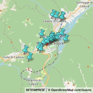 Mappa Piazzale Martiri della Libertà, 32044 Pieve di Cadore BL, Italia (1.2445)