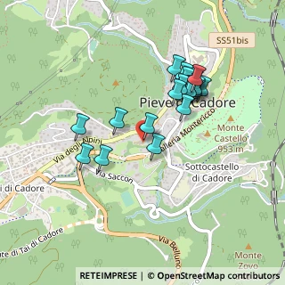 Mappa Piazzale Martiri della Libertà, 32044 Pieve di Cadore BL, Italia (0.4005)