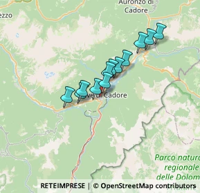 Mappa Piazzale Martiri della Libertà, 32044 Pieve di Cadore BL, Italia (4.78667)