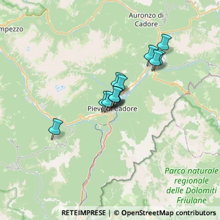 Mappa Piazzale Martiri della Libertà, 32044 Pieve di Cadore BL, Italia (4.67167)