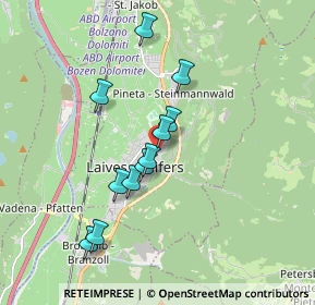 Mappa Via Dante, 39055 Laives BZ, Italia (1.53636)