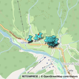 Mappa Via Chianeit, 33024 Forni di Sopra UD, Italia (0.31304)