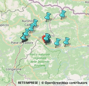 Mappa Via Chianeit, 33024 Forni di Sopra UD, Italia (10.58533)