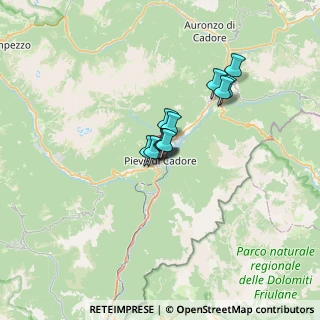 Mappa Corte del gallo, 32044 Pieve di Cadore BL, Italia (3.91636)