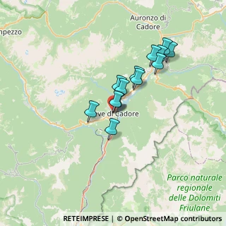 Mappa Corte del gallo, 32044 Pieve di Cadore BL, Italia (5.38231)