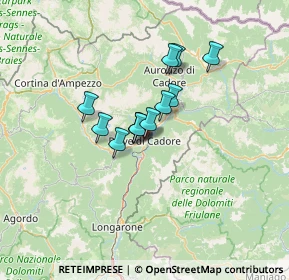 Mappa Piazza Tiziano, 32044 Pieve di Cadore BL, Italia (8.24917)