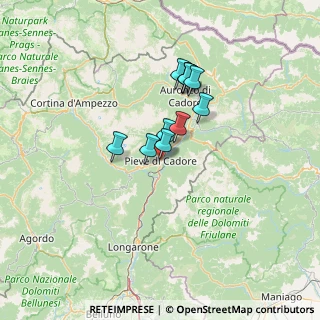 Mappa Piazza Tiziano, 32044 Pieve di Cadore BL, Italia (9.47182)