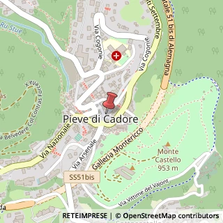 Mappa Piazza tiziano 8, 32044 Pieve di Cadore, Belluno (Veneto)