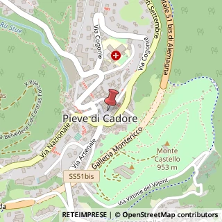 Mappa Piazza Tiziano, 12, 32044 Pieve di Cadore, Belluno (Veneto)