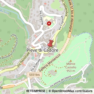 Mappa Via XX Settembre, 32044 Pieve di Cadore, Belluno (Veneto)